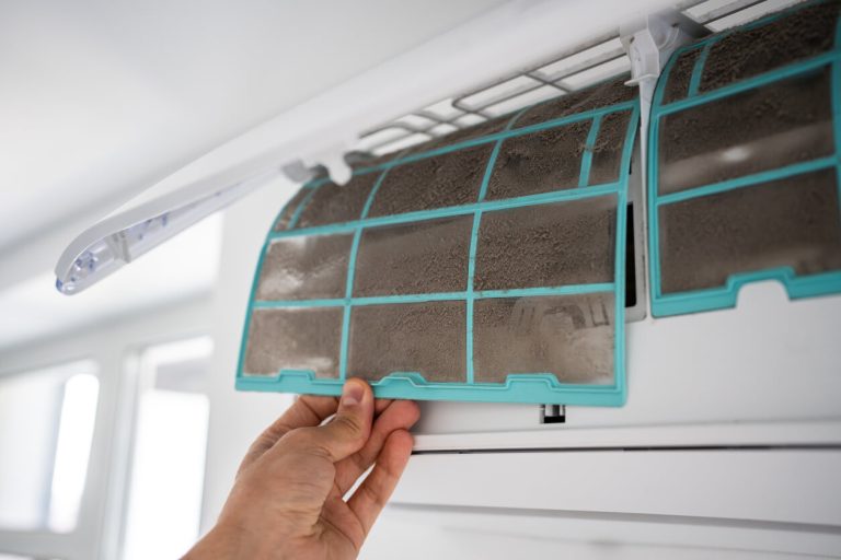 Replacing HVAC air filter